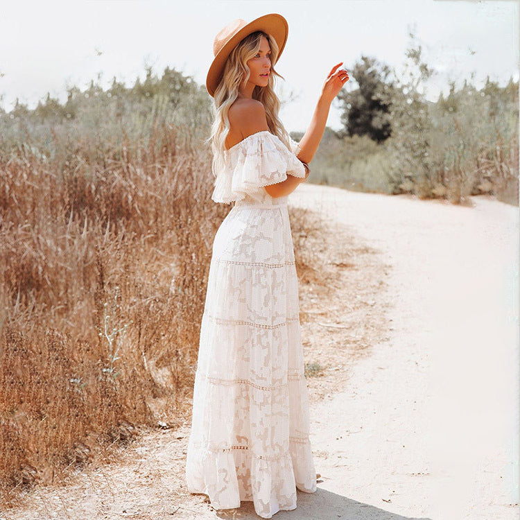Sexy Off The Shoulder Elegant Long Dresses-Dresses-Free Shipping at meselling99