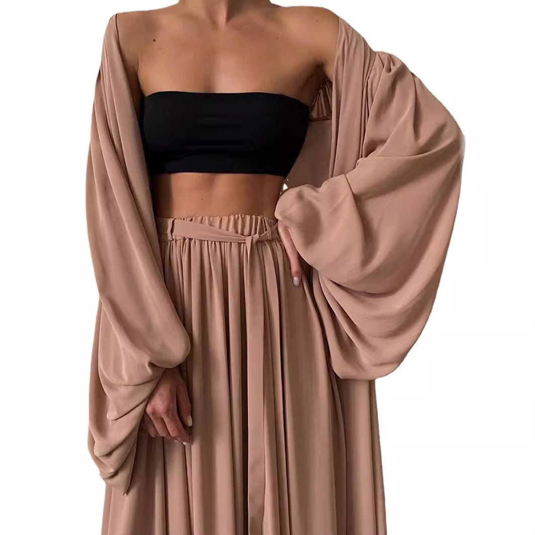 Women's Spring Summer Outfits – Sexy 3-Piece Outerwear Set