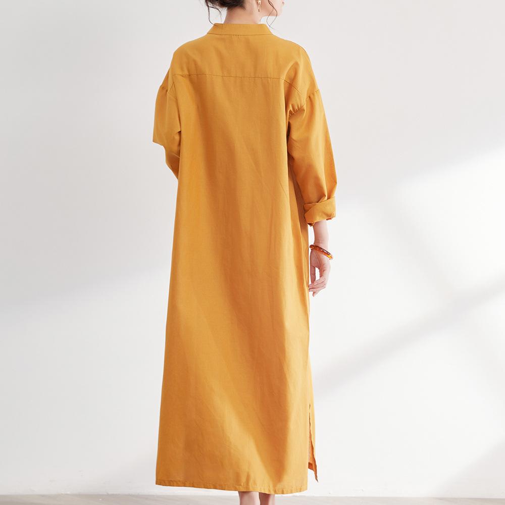Casual Women Cozy Long Shirts Dresses-Dresses-Free Shipping at meselling99