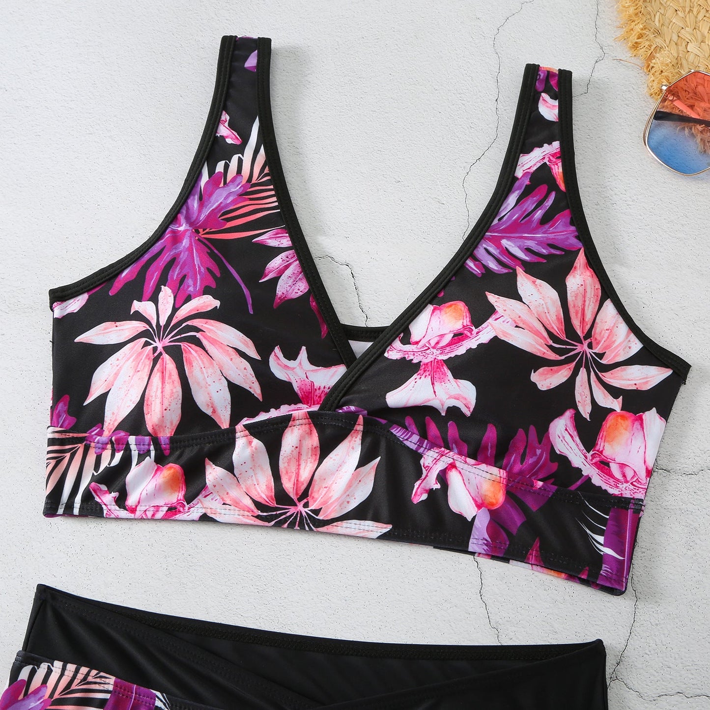 Sexy Floral Print Summer Boxer Swimsuits
