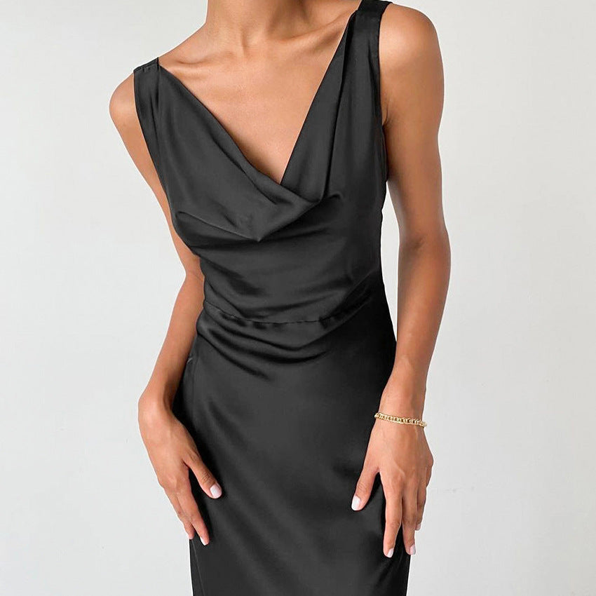 Summer Backless Long Back Party Dresses-Dresses-Free Shipping at meselling99