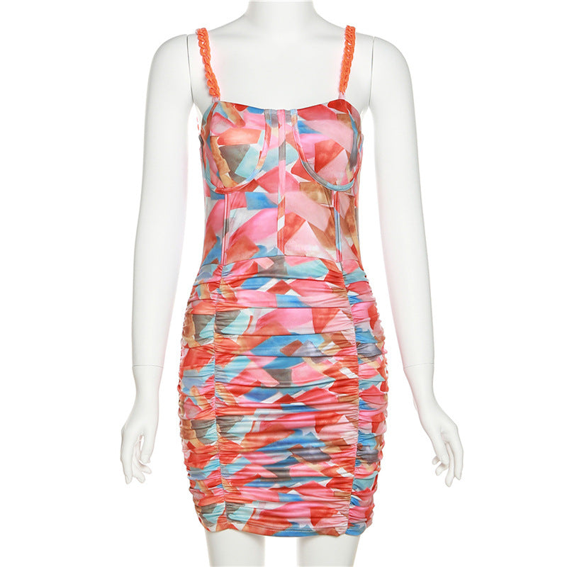 Sexy Backless Straps Summer Tight Dresses--Free Shipping at meselling99