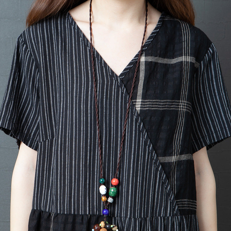 Vintage Linen Summer Long Dresses-Dresses-Free Shipping at meselling99