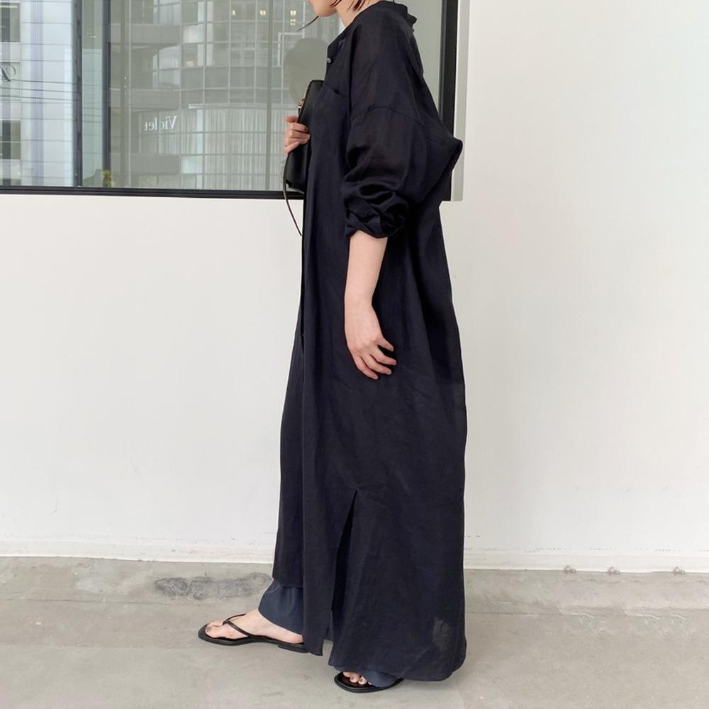 Casual Women Cozy Long Shirts Dresses-Dresses-Free Shipping at meselling99