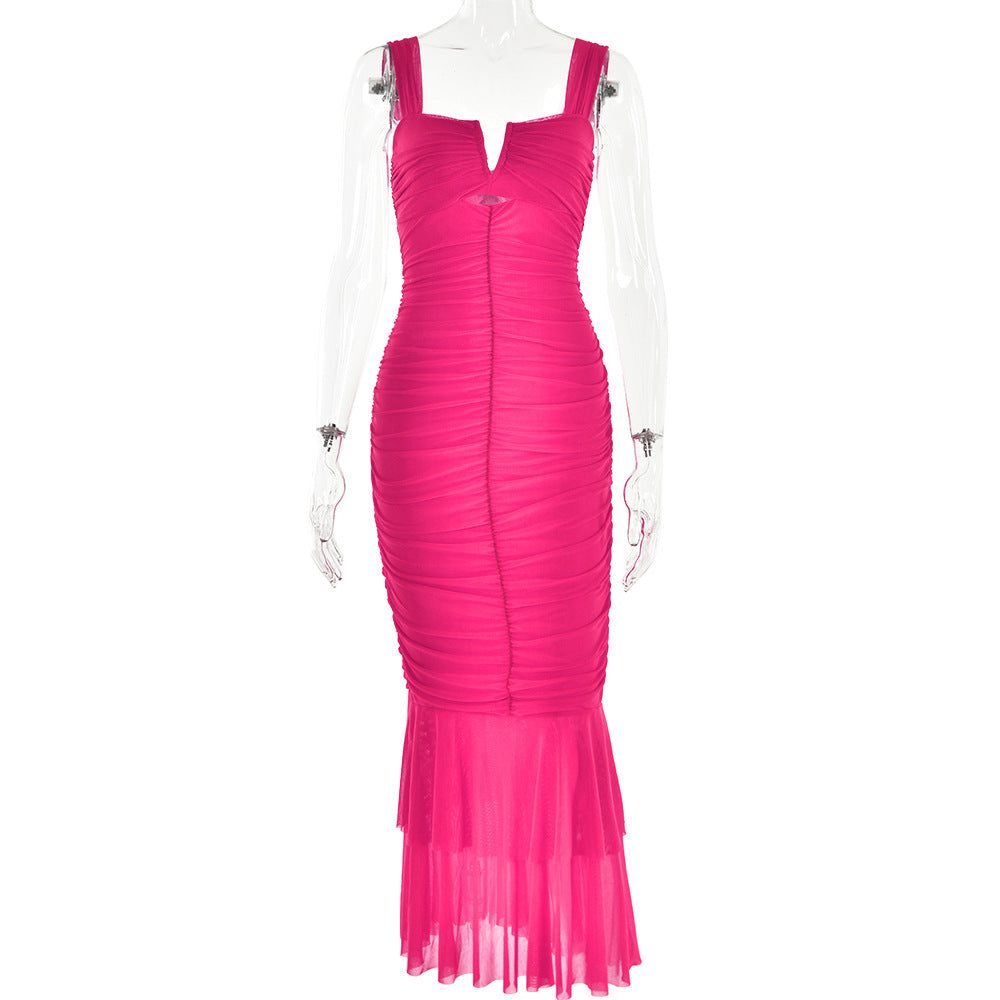 Women's Sleeveless Bodycon Mermaid Dress