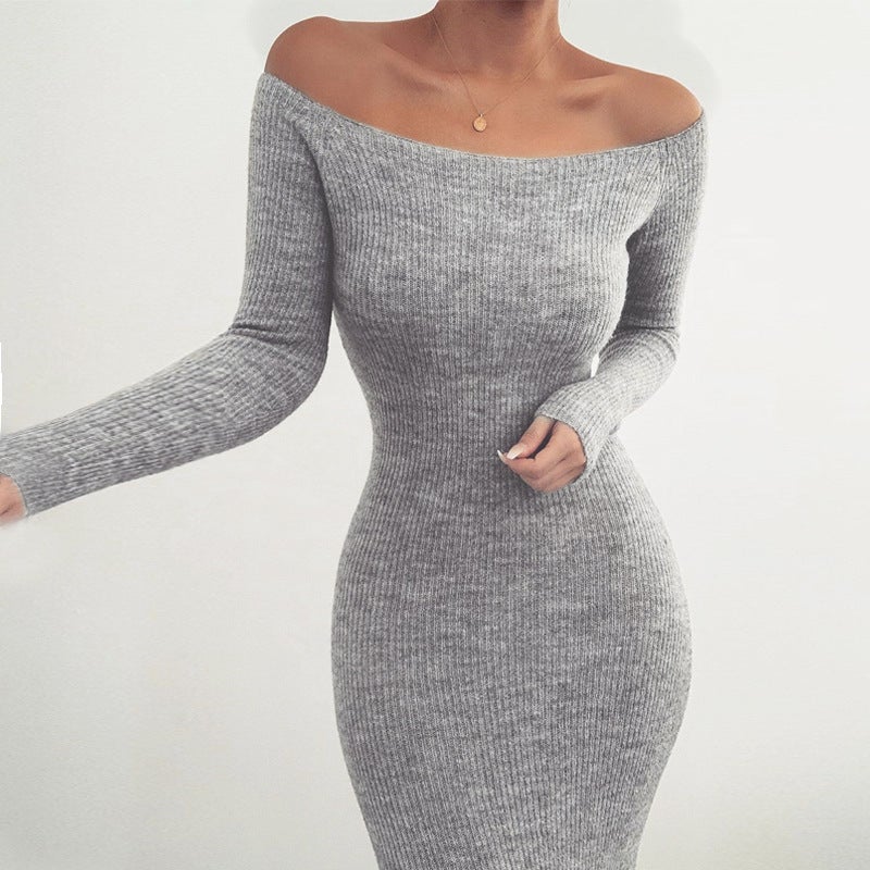 Sexy Off The Shoulder Backless Long Dresses-Dresses-Free Shipping at meselling99