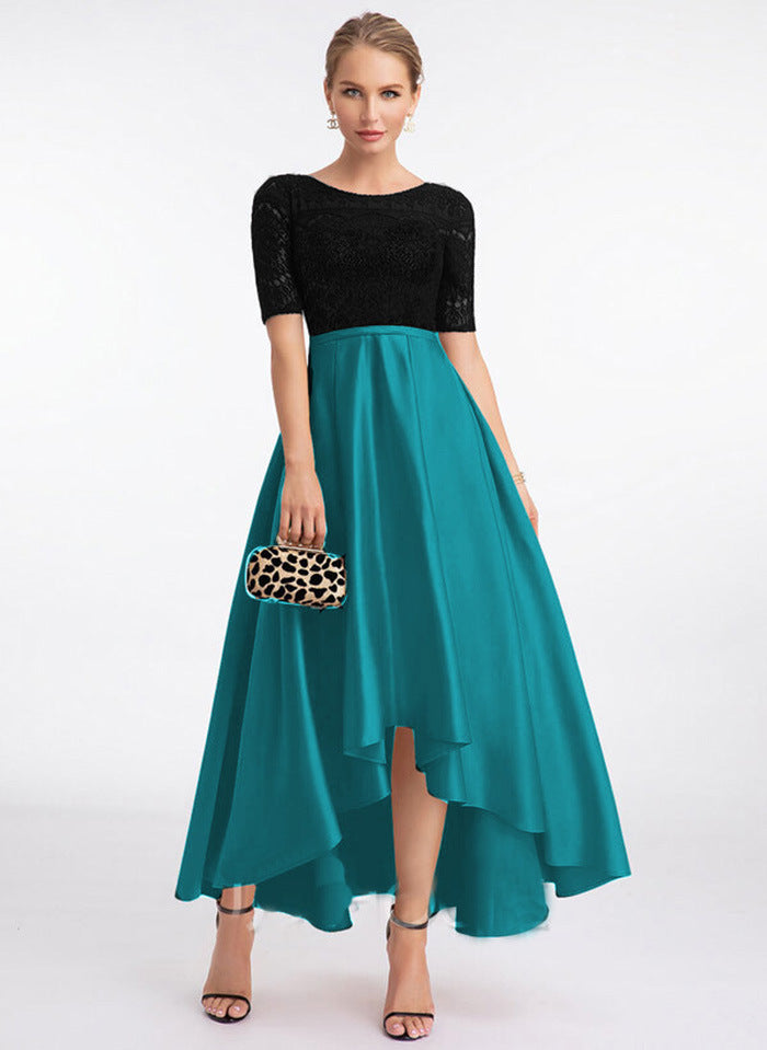 Elegant Asymmetrical Lace Party Dresses-Dresses-Free Shipping at meselling99