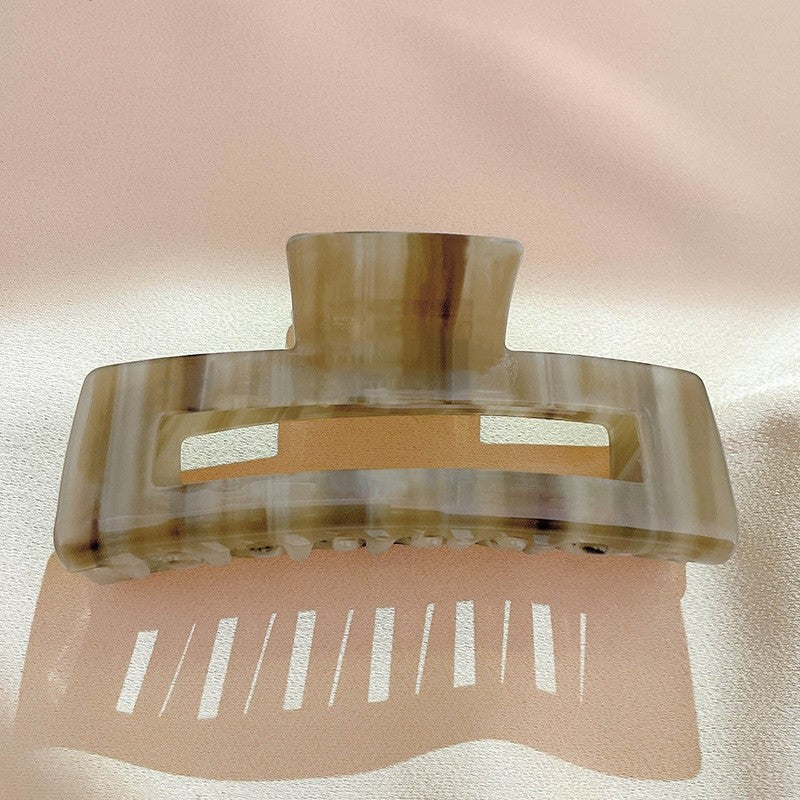 Large Cut-Out Rectangle Hair Claw Clip