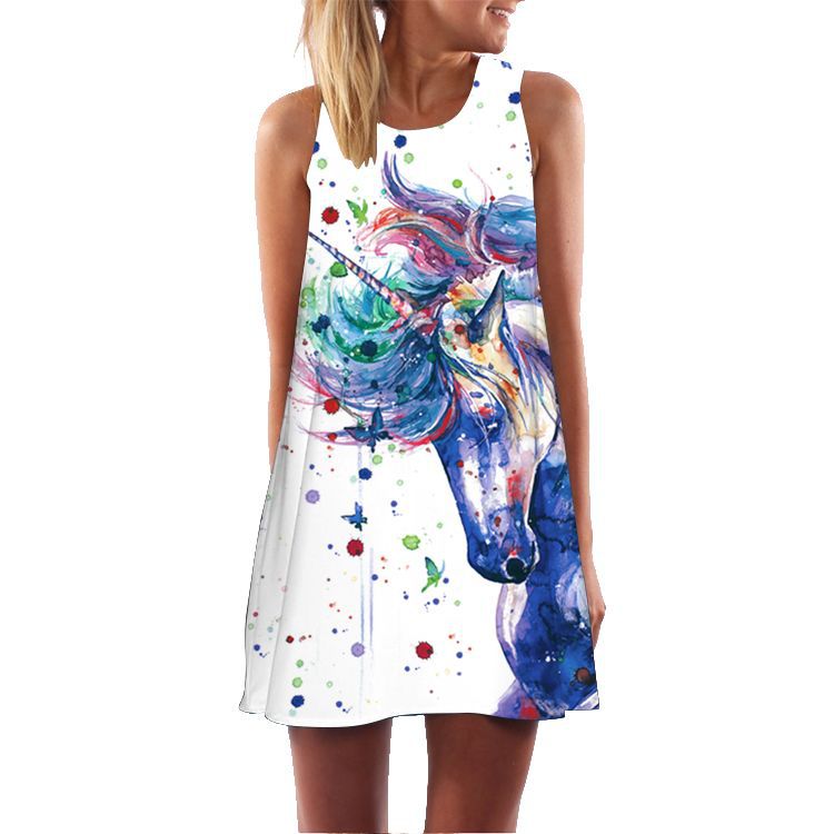 Casual Sleeveless Summer Mini Dresses
