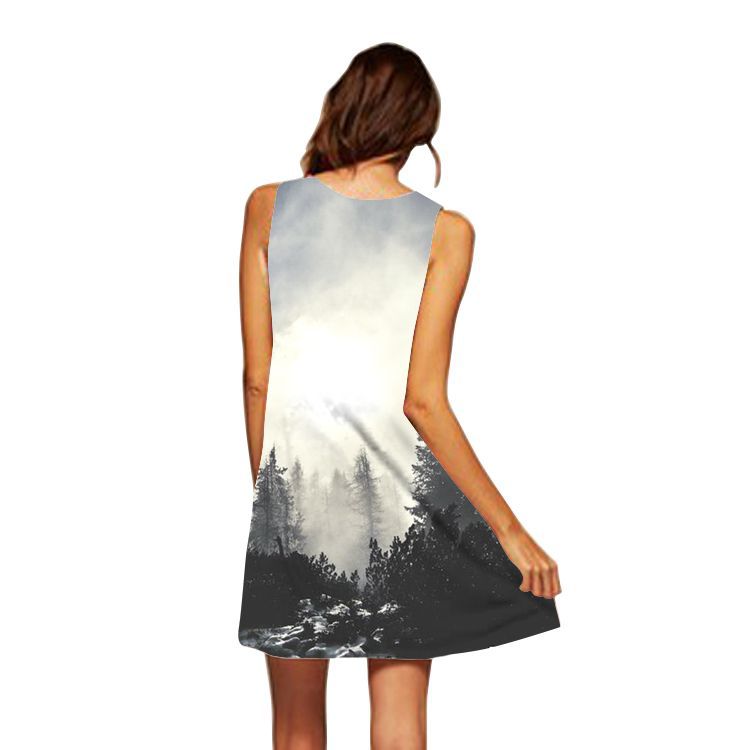 Casual Sleeveless Summer Mini Dresses