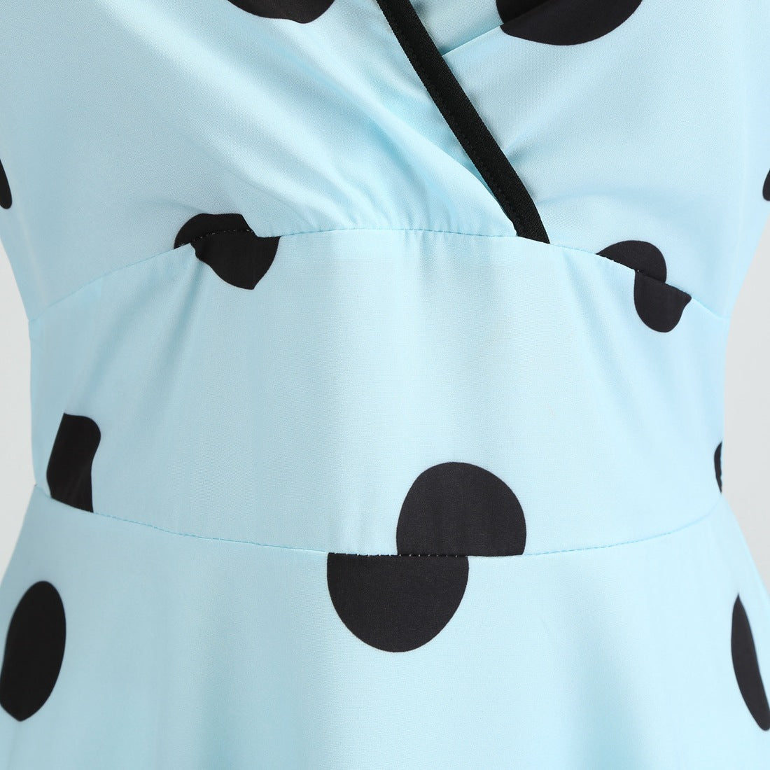 Summer Sleeveless Polka Dot Dresses-Dresses-Free Shipping at meselling99