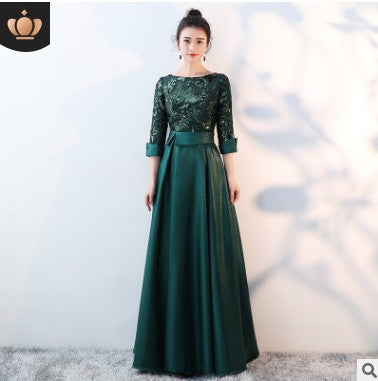 Elegant Brilliant Women Party Long Evening Dresses-Dresses-Green-US2-Free Shipping at meselling99