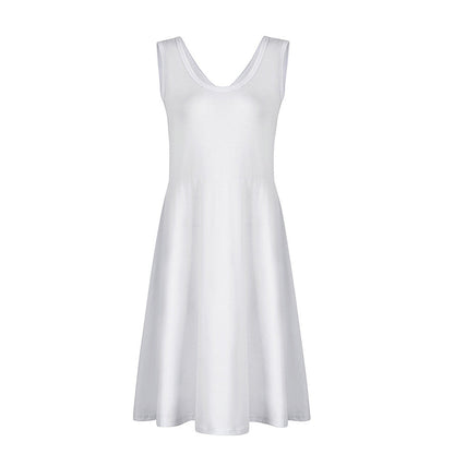Simple Summer Sleeveless Daily Dresses for Women