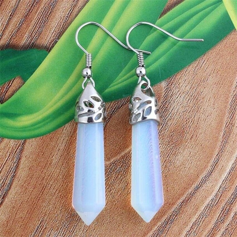 Hexagonal Stud Earrings Fashion