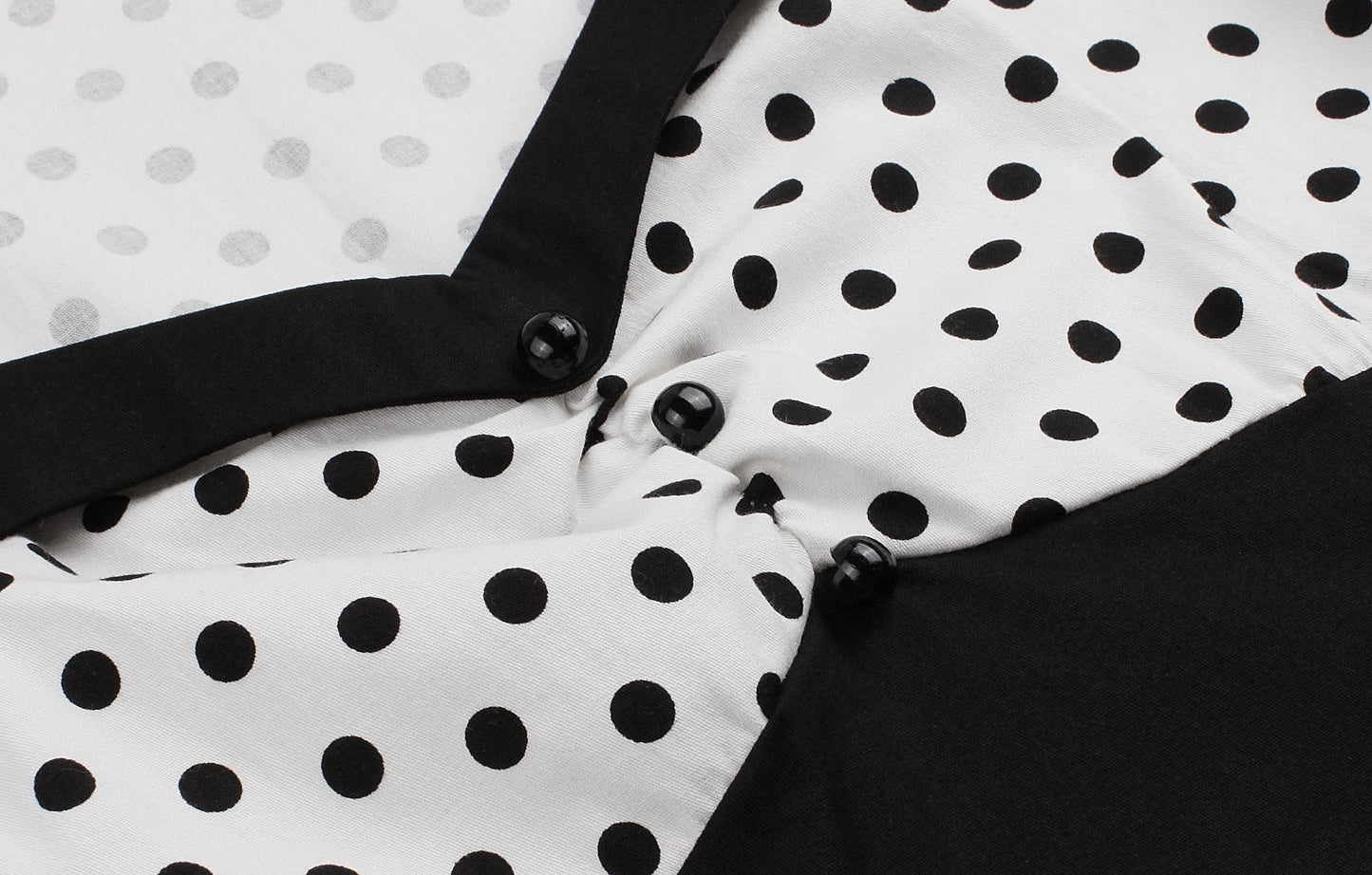 Women Square Neckline Dot Print Plus Size Retro Dresses-Vintage Dresses-Free Shipping at meselling99
