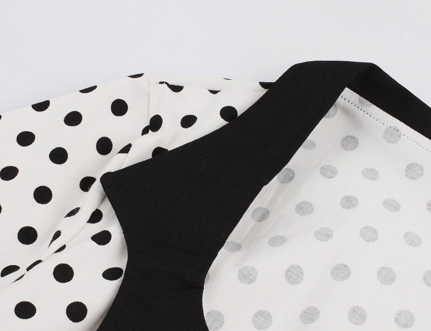 Women Square Neckline Dot Print Plus Size Retro Dresses-Vintage Dresses-Free Shipping at meselling99