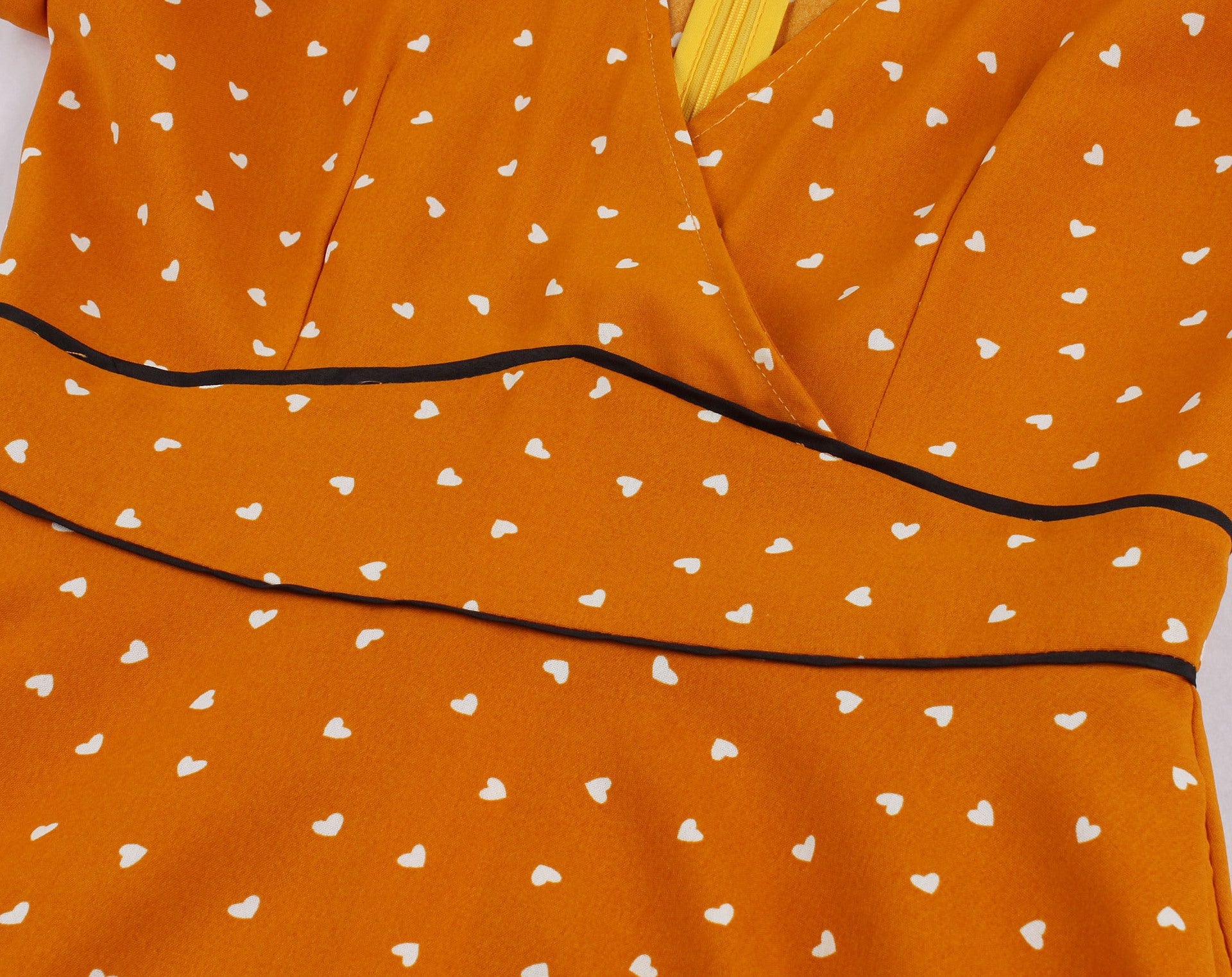 Classy Vintage Short Sleeves Dot Dresses-Vintage Dresses-Free Shipping at meselling99