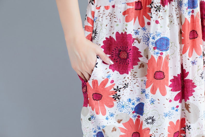Women Plus Sizes High Waist Summer Dresses-Dresses-The same as picture-One Size-Free Shipping at meselling99