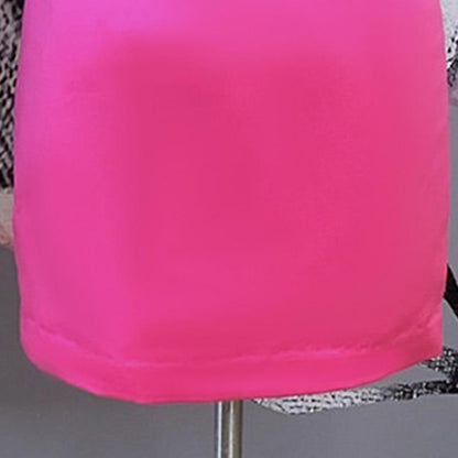 Rose Red One Shoudler Bowknot Plus Sizes Evening Dresses-Sexy Dresses-Free Shipping at meselling99
