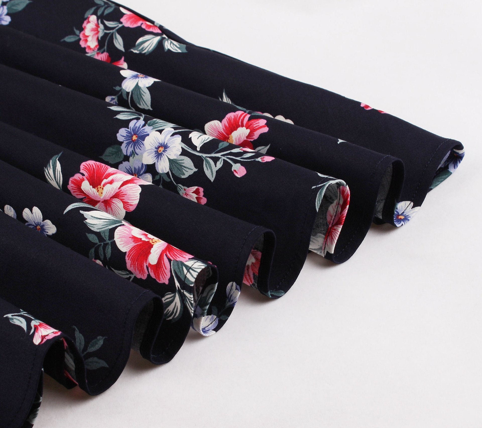 Women Summer Floral Print Retro Dresses-Vintage Dresses-Free Shipping at meselling99