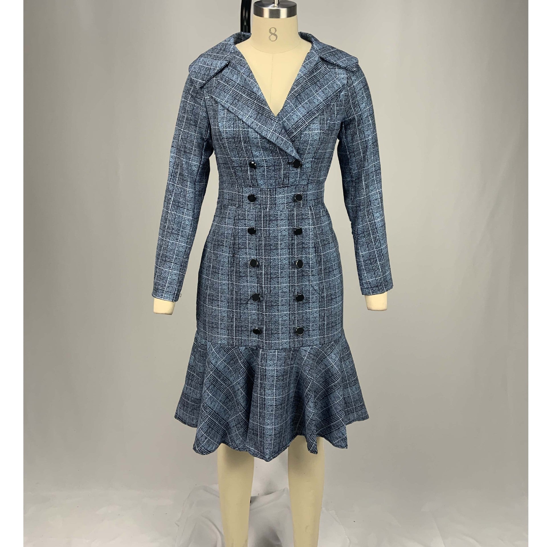 Elegant Office Lady Women Plus Sizes Dresses-Dresses-Free Shipping at meselling99