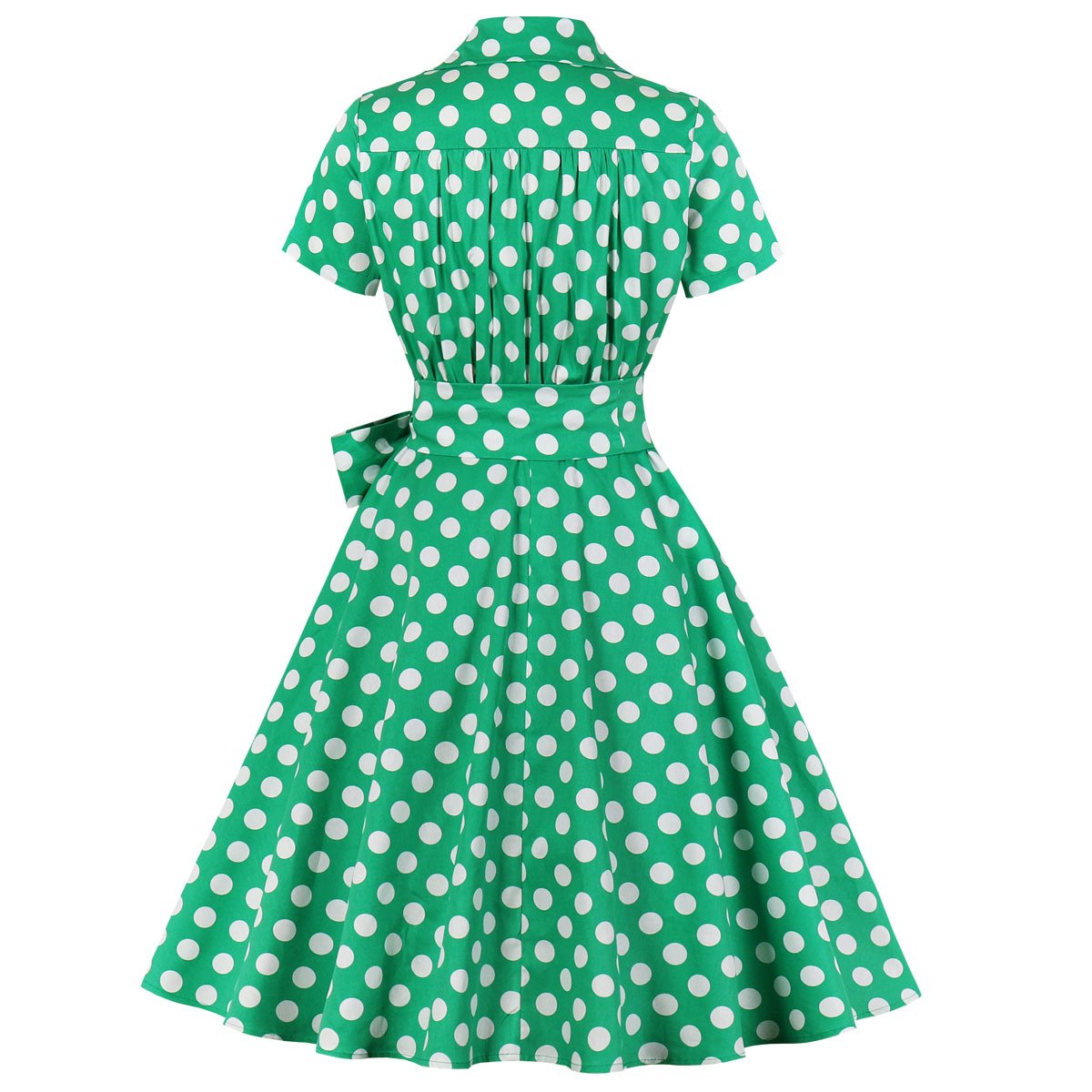 Women Short Sleeves Plus Size Vintage Ball Dresses-Vintage Dresses-Free Shipping at meselling99