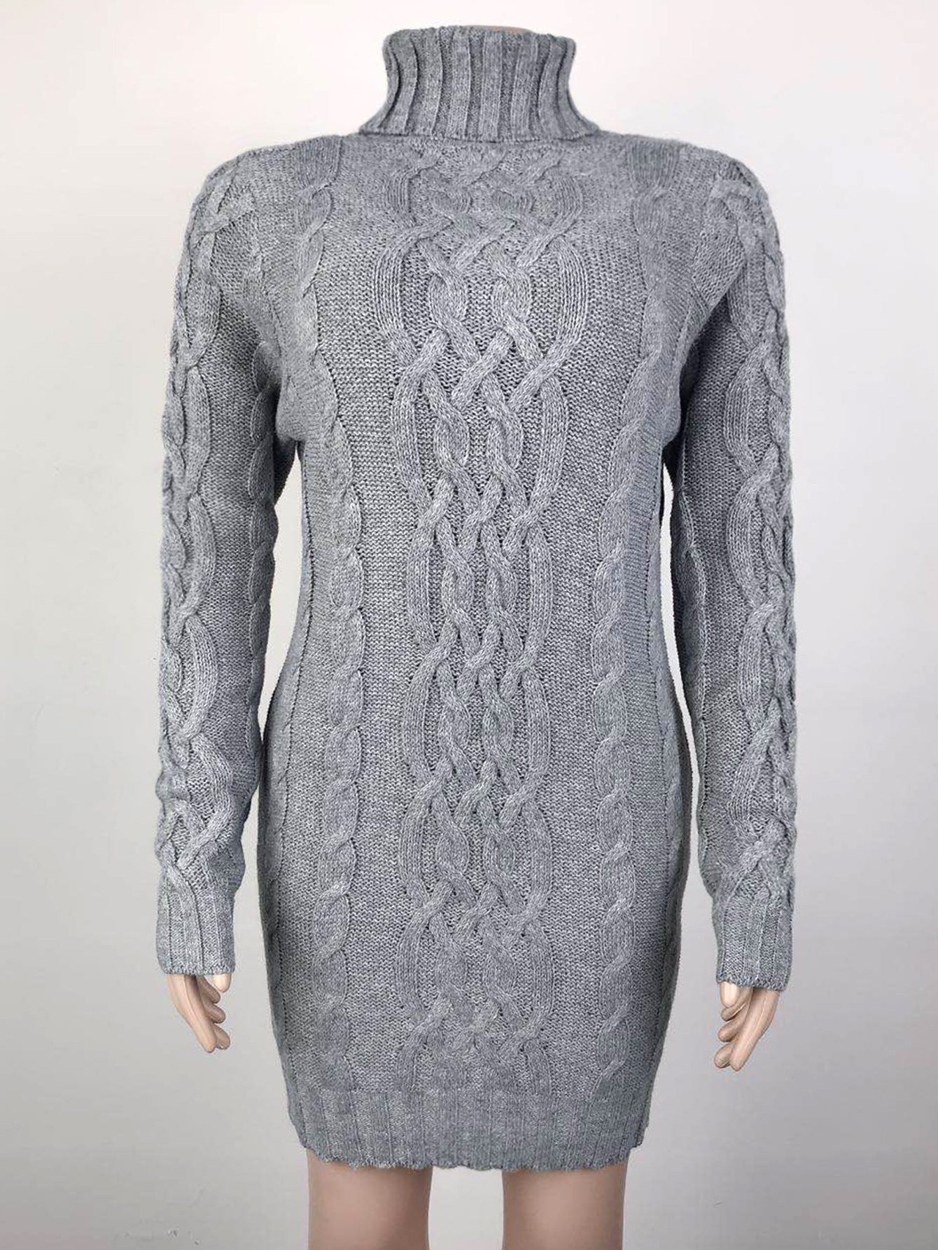 Vintage Turtleneck Knitted Pullover Sweaters