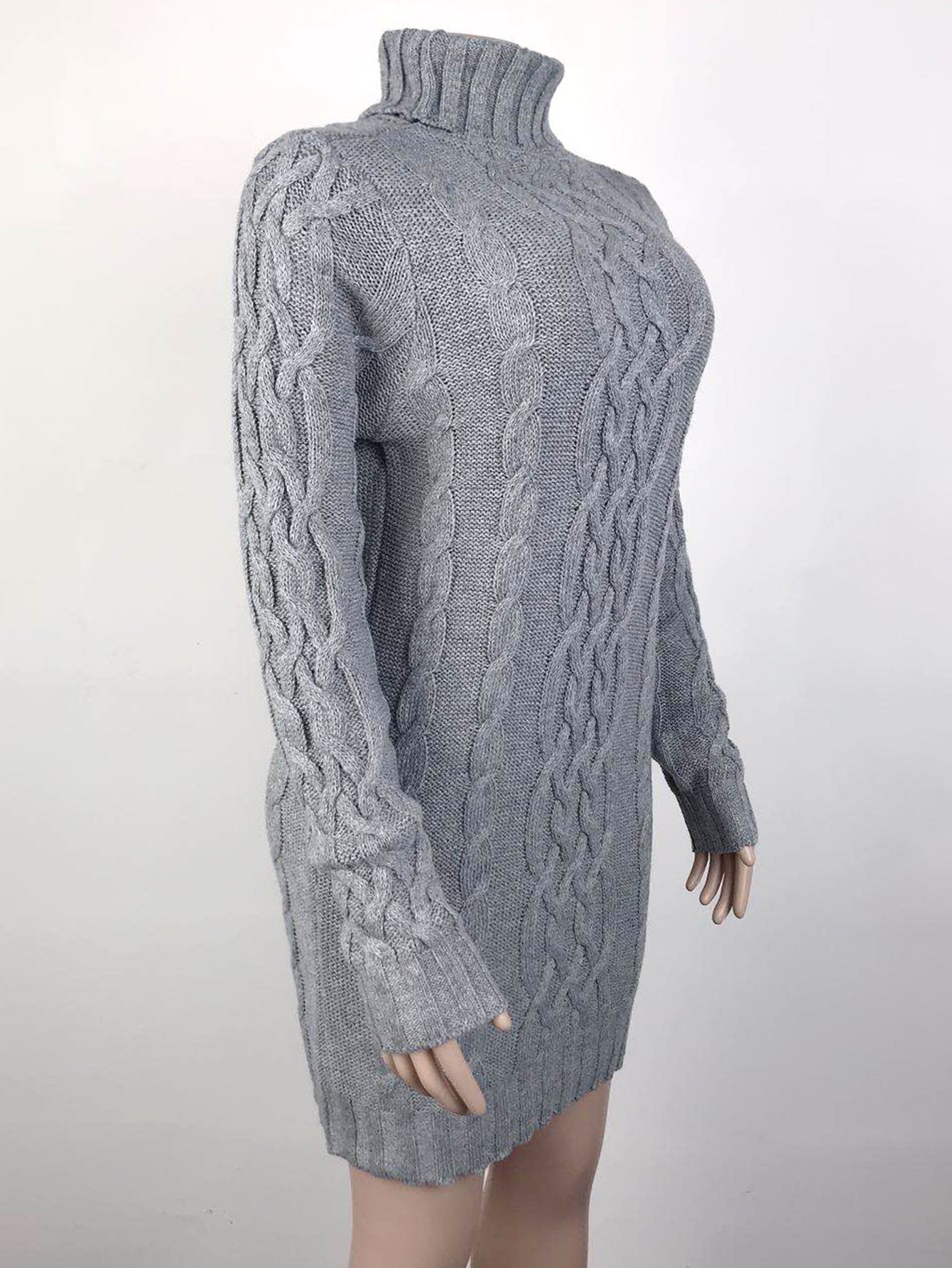 Vintage Turtleneck Knitted Pullover Sweaters