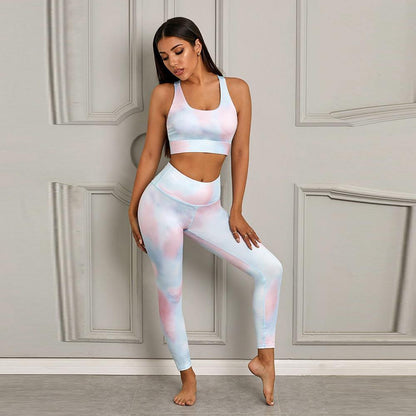 New Fashion High Waist Yoga Sports Suits-STYLEGOING