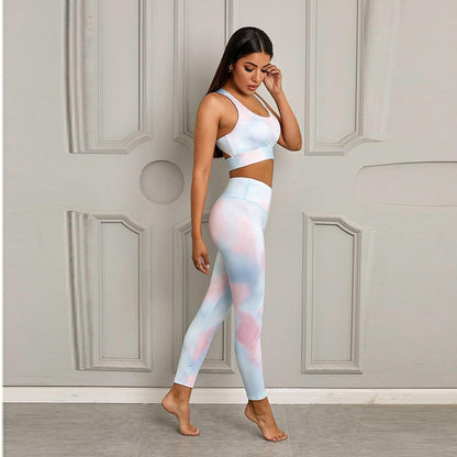 New Fashion High Waist Yoga Sports Suits-STYLEGOING