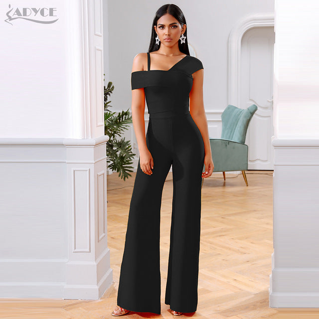 Sexy Sleeves Tops and Trousers Two Pieces Party Suits