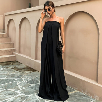 Sexy Strapless High Waist Women Jumpsuits