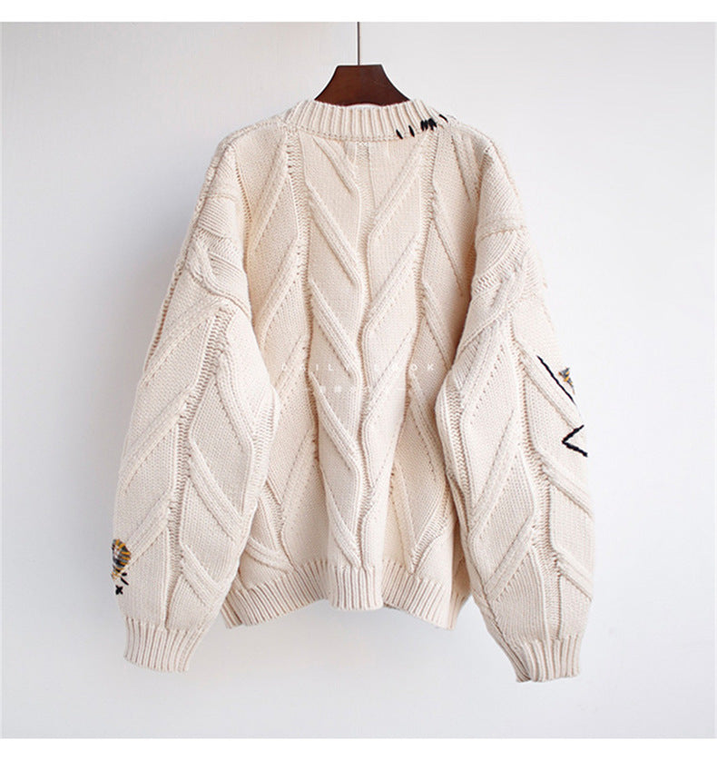 Women's Oversized Short Cardigan