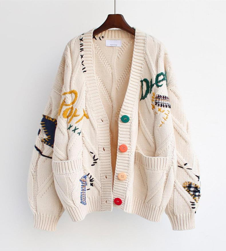Women's Oversized Short Cardigan