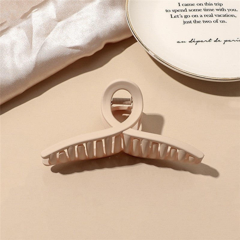 Fashion Solid Matte Hair Claw Clip