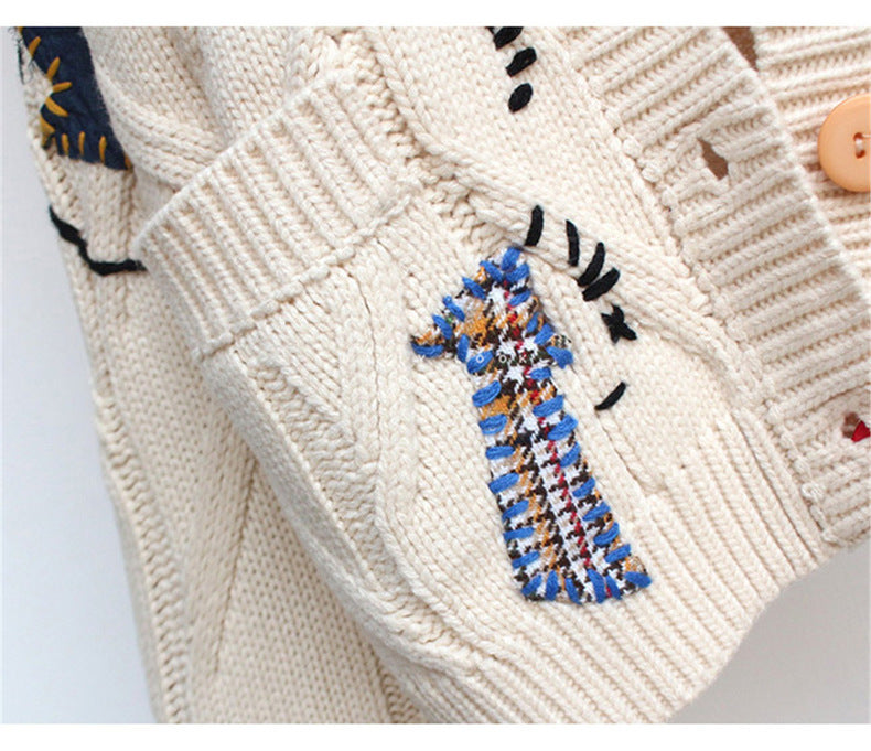 Women's Oversized Short Cardigan