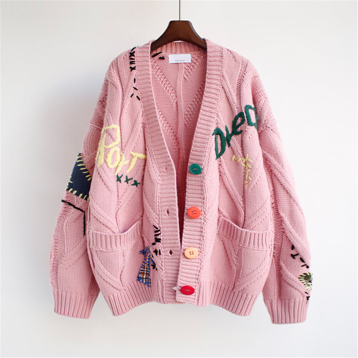 Women's Oversized Short Cardigan