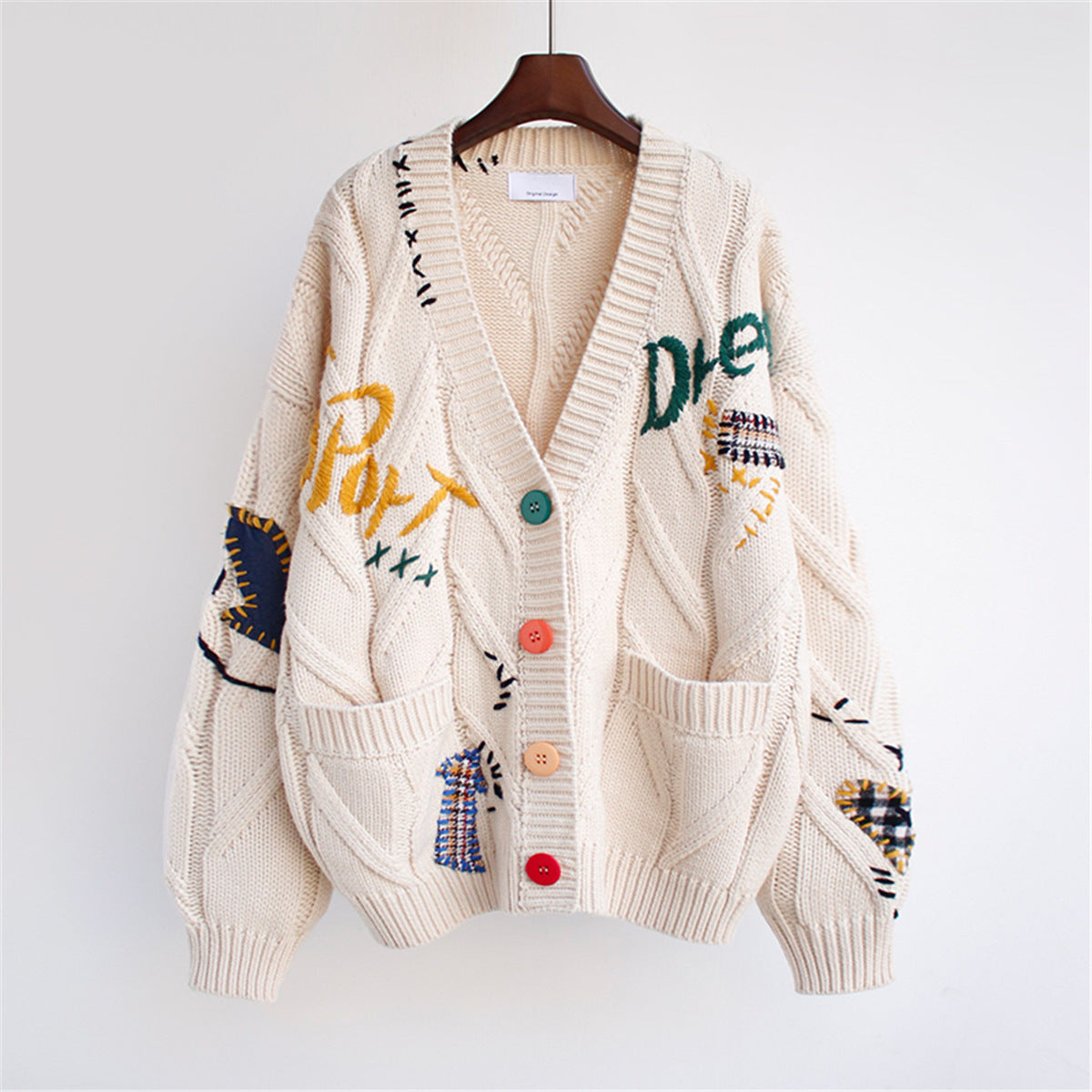 Women's Oversized Short Cardigan
