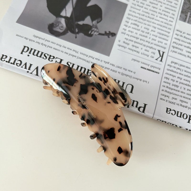 Marbled Tortoiseshell Hair Claw Clip