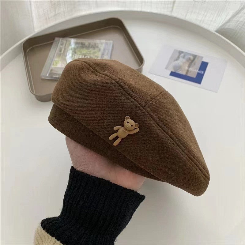 Octagonal Beret Hat By Little Bear