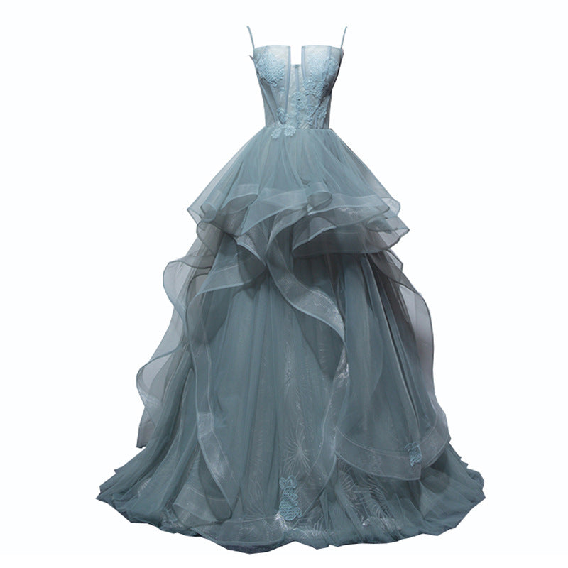 Light Green Strapless Ball Gown Party Dresses-Dresses-Free Shipping at meselling99