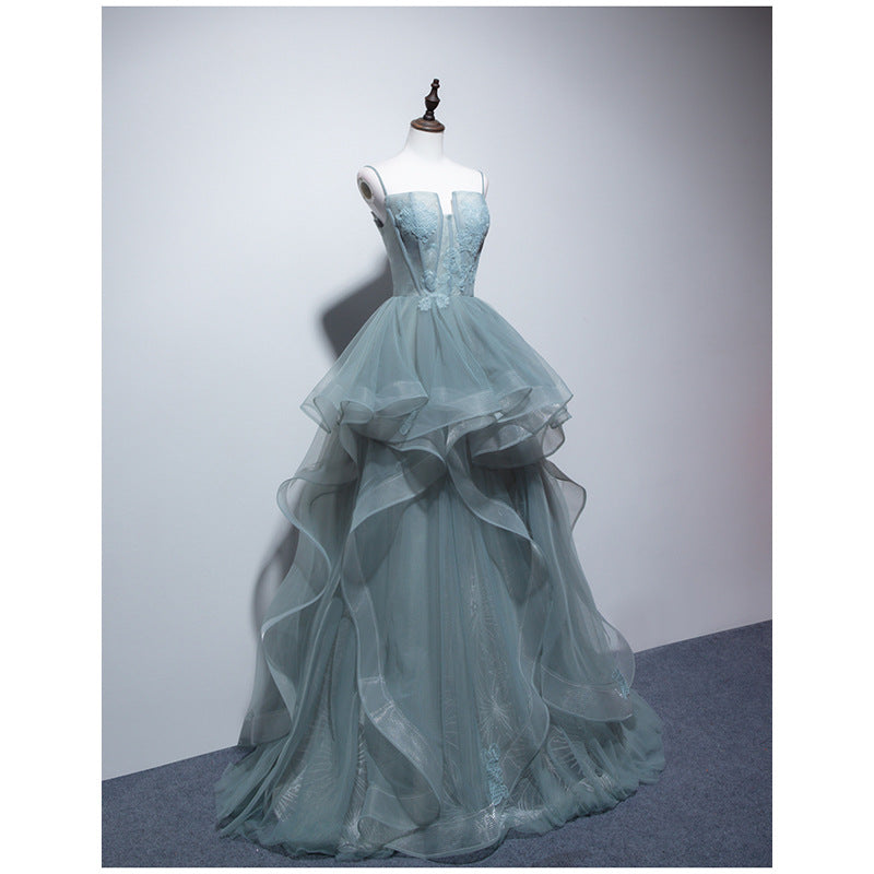 Light Green Strapless Ball Gown Party Dresses-Dresses-Free Shipping at meselling99