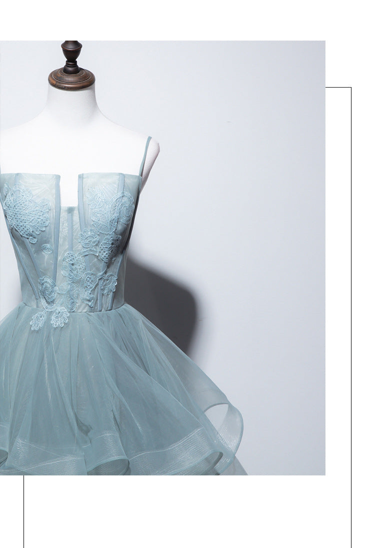 Light Green Strapless Ball Gown Party Dresses-Dresses-Free Shipping at meselling99