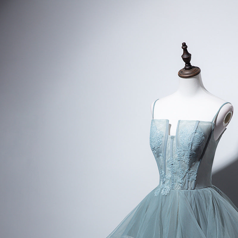 Light Green Strapless Ball Gown Party Dresses-Dresses-Free Shipping at meselling99
