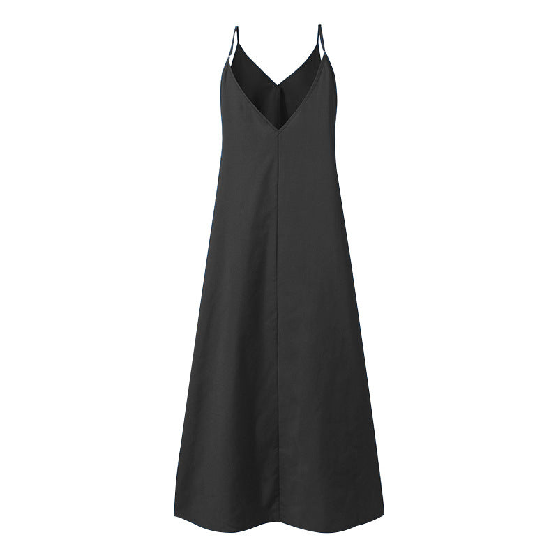 Plus Sizes Sexy Backless Loose Long Dresses-Maxi Dresses-Free Shipping at meselling99
