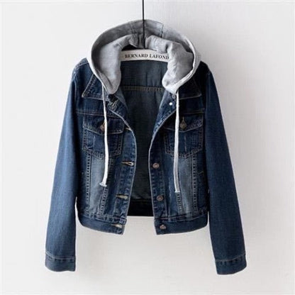 Casual Hoodies Denim Jacket for Girls