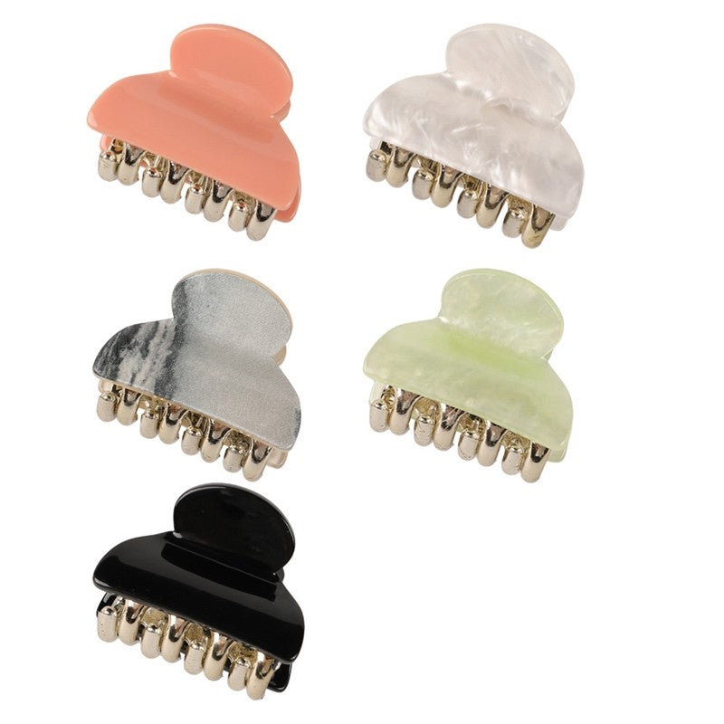 Simple Vintage Acrylic Hair Claw Clip