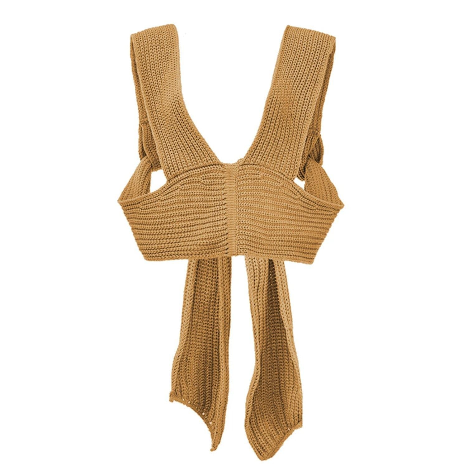 DIY Knitting Bangdage Tops-STYLEGOING