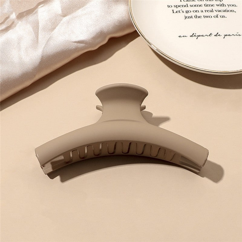 Fashion Solid Matte Hair Claw Clip