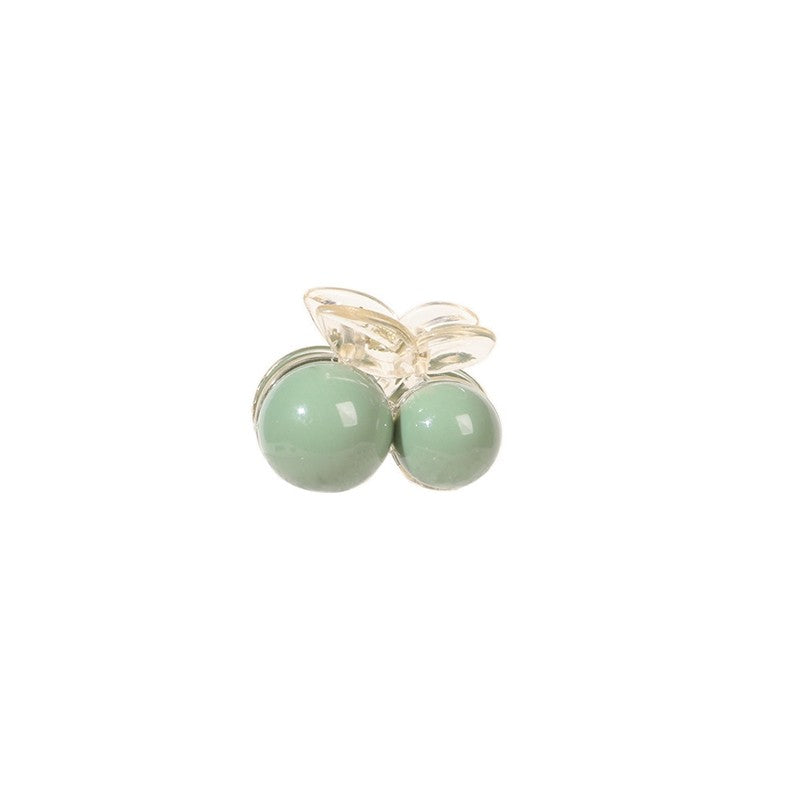 Minimalist Green Pearl Shark Claw Clip